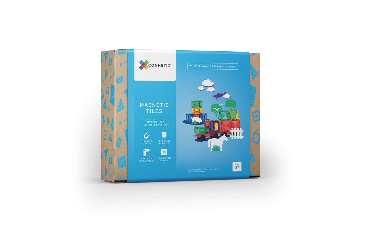 Motion Pack 24 pieces  Magnetic Tiles - Connetix
