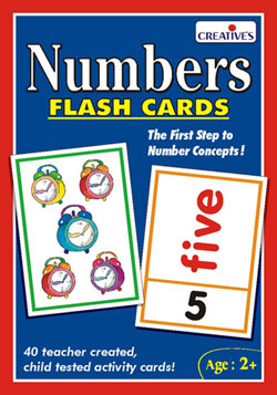 Numbers Flash Cards - Creatives