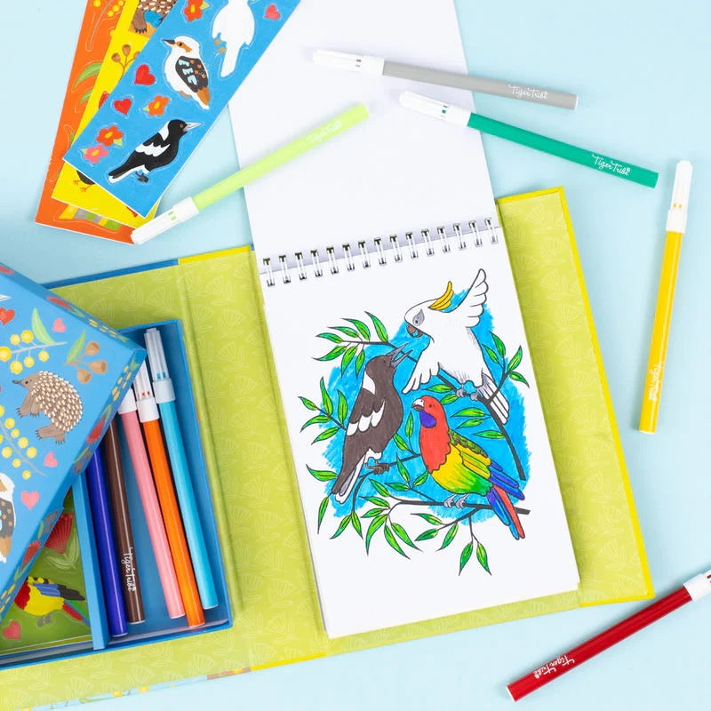 Colouring Set Aussie Animals - Tiger Tribe