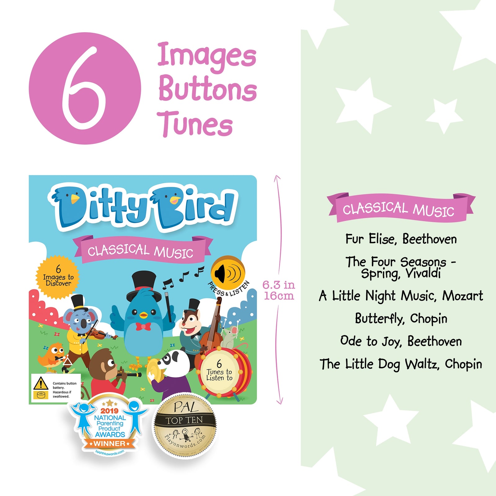 Classical Music Sound Book - Ditty Bird
