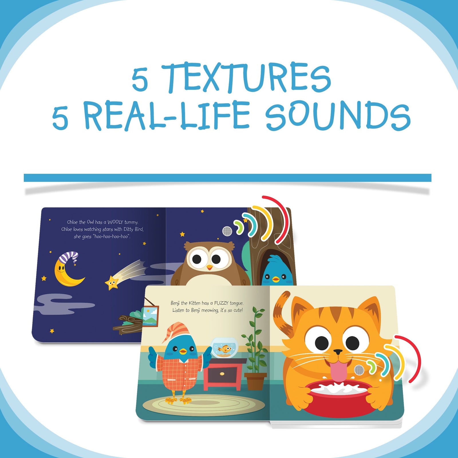 Cute Animals Sound Book - Ditty Bird