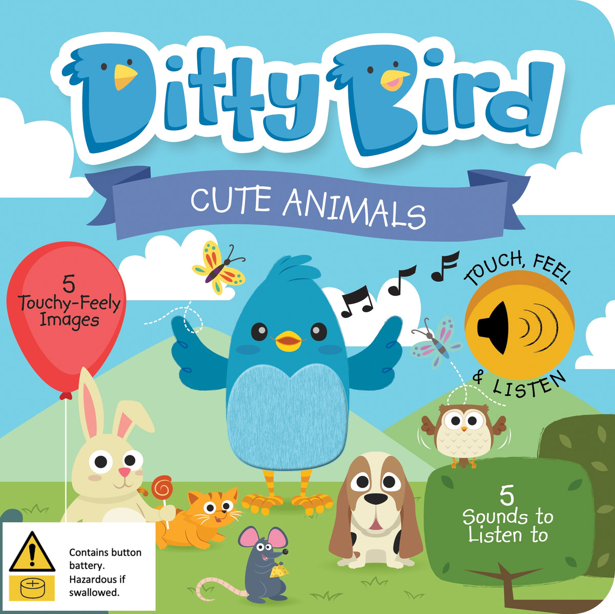 Cute Animals Sound Book - Ditty Bird
