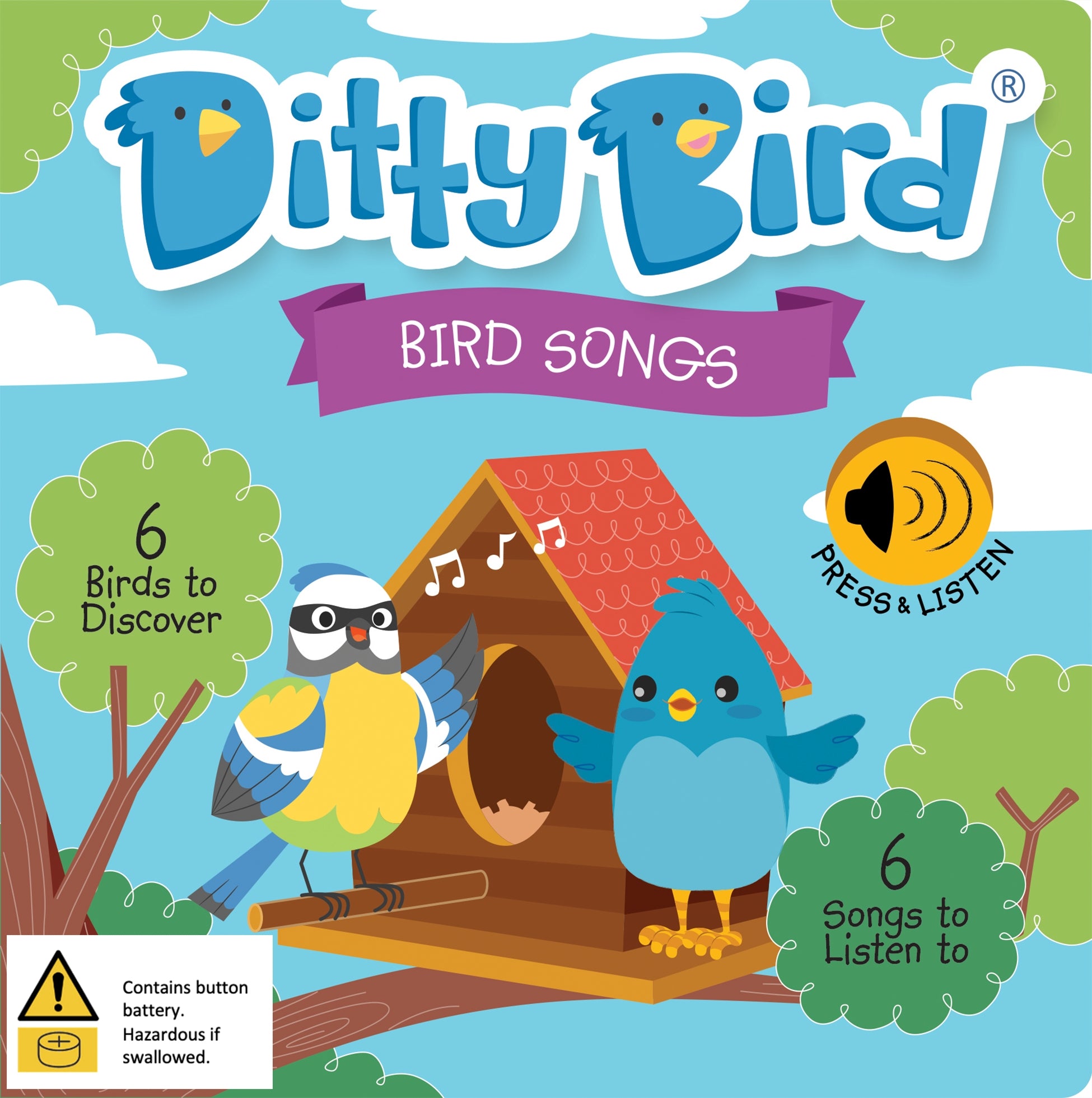 Bird Songs Sound Book - Ditty Bird
