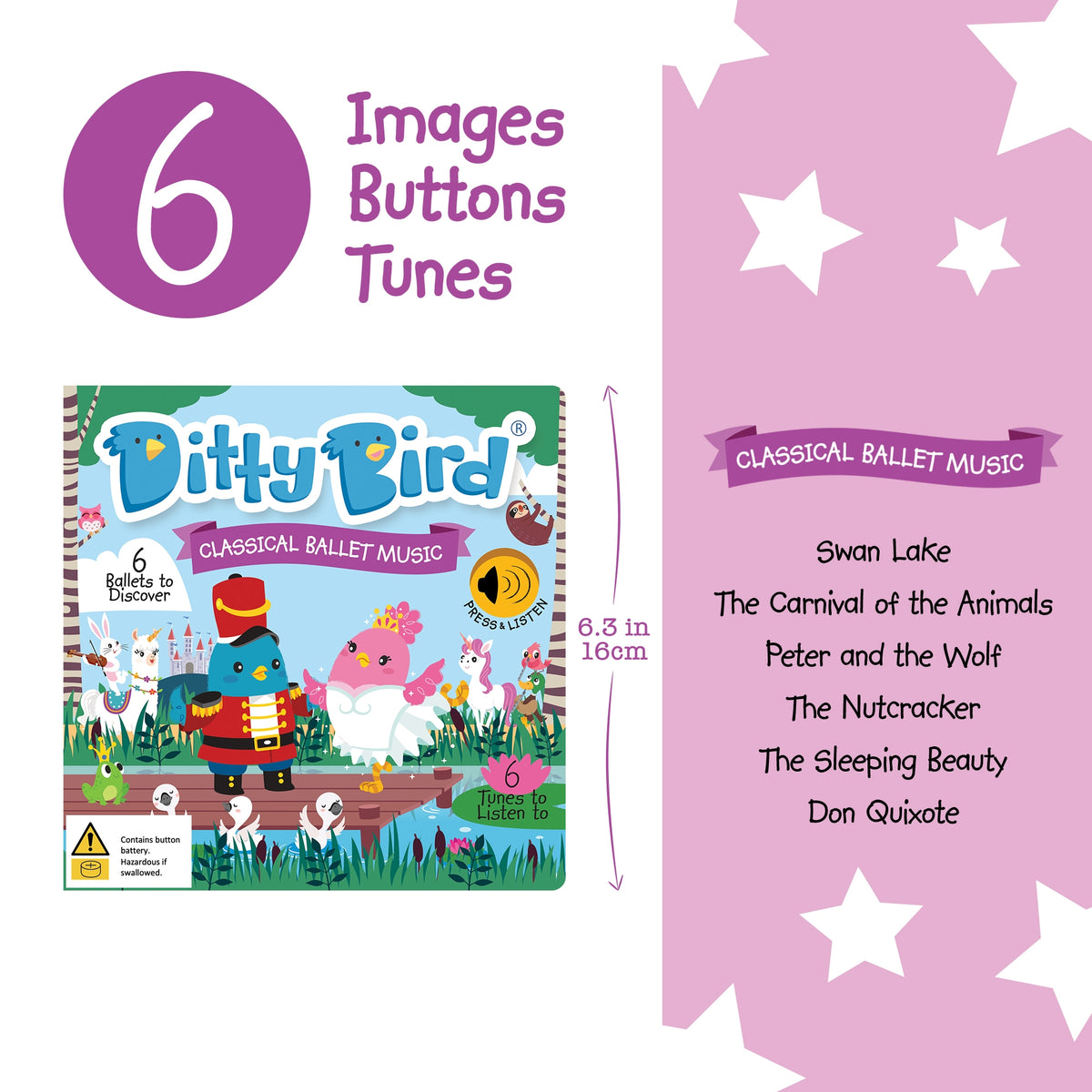 Classical Ballet Music Sound Book - Ditty Bird