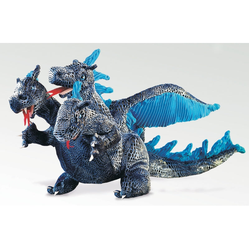 Three-Headed Dragon Hand Puppet - Folkmanis