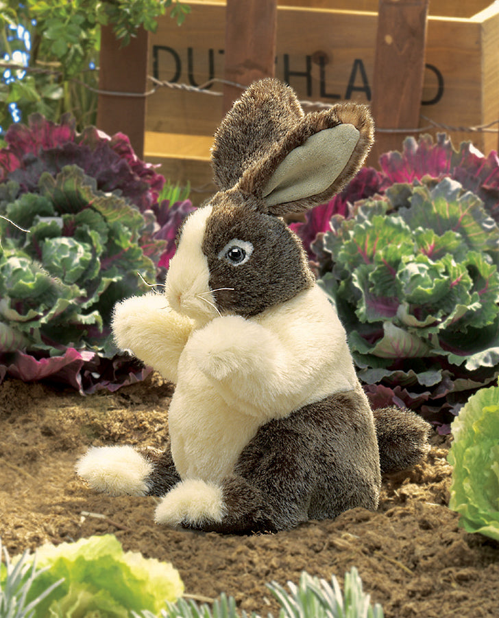 Baby Dutch Rabbit Hand Puppet - Folkmanis