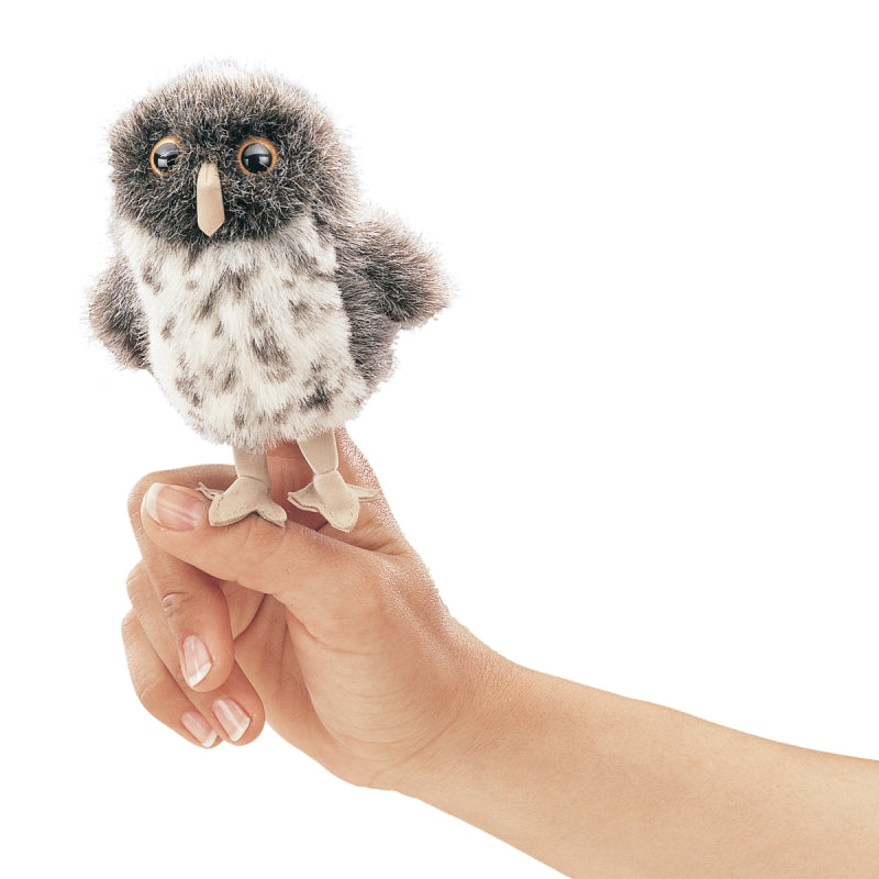 Mini Barn Owl Finger Puppet - Folkmanis