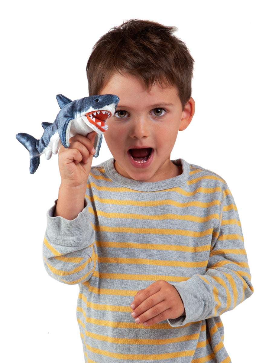 Mini Shark Finger Puppet - Folkmanis