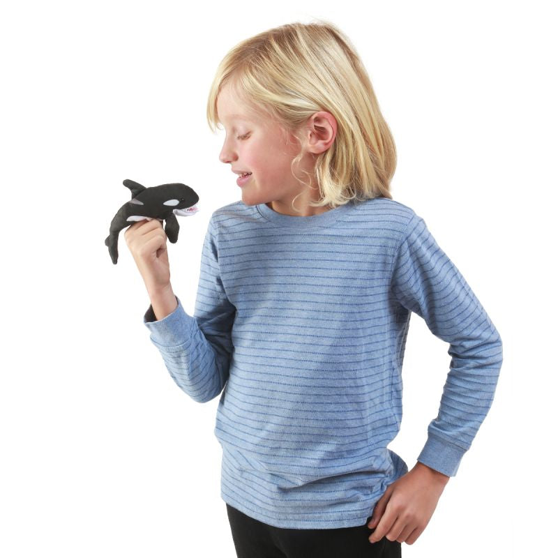 Mini Orca Finger Puppet - Folkmanis