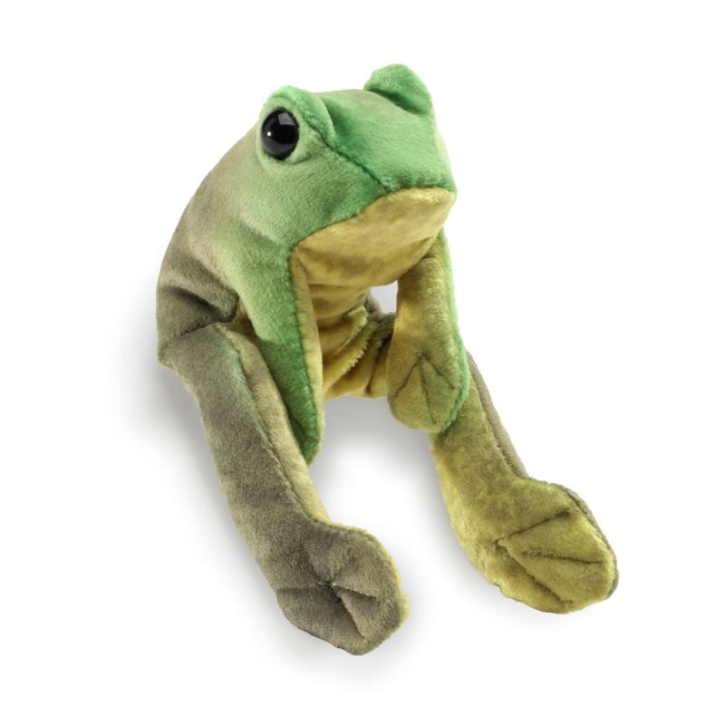 Mini Sitting Frog Finger Puppet - Folkmanis