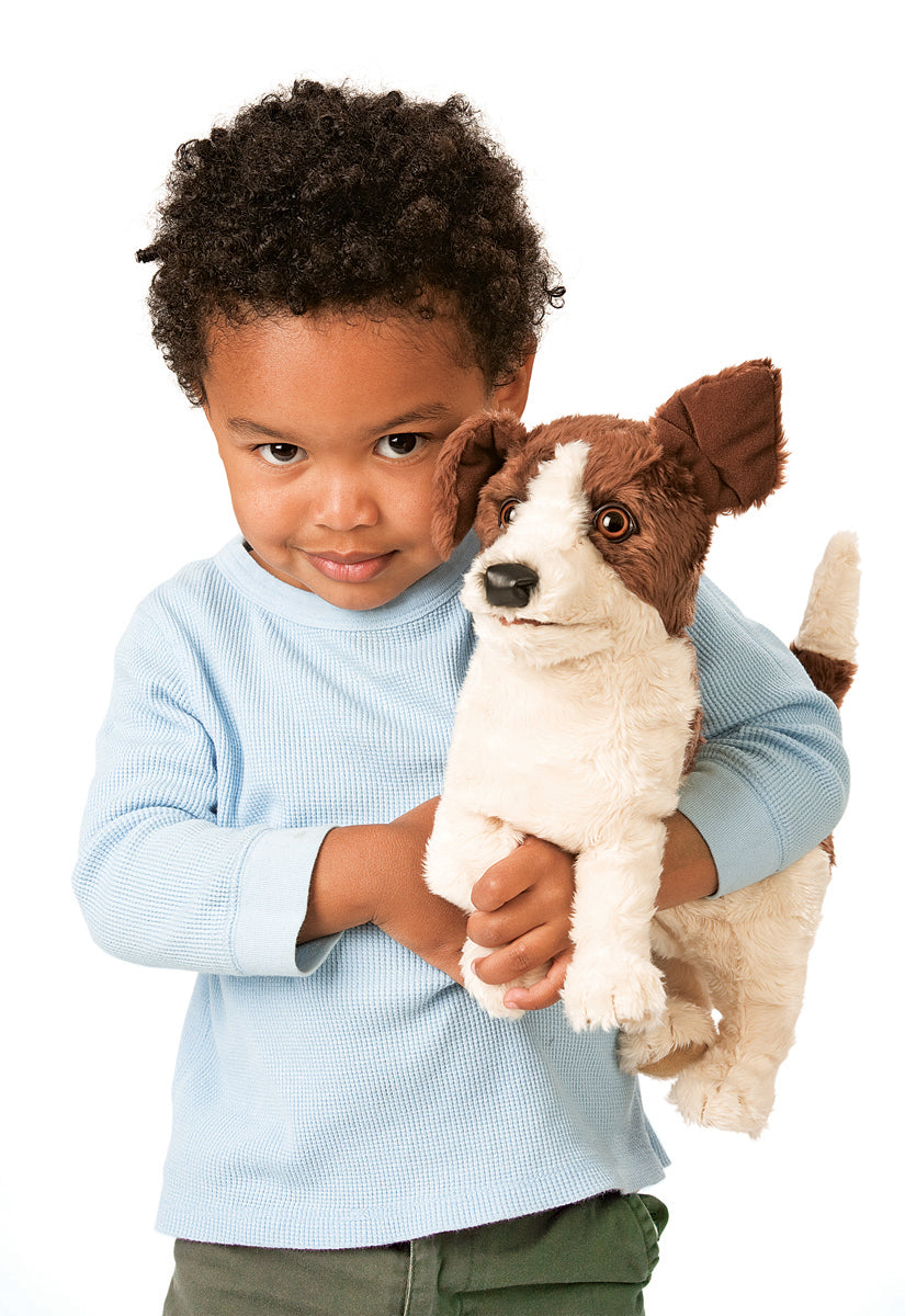 Jack Russell Terrier Hand Puppet - Folkmanis