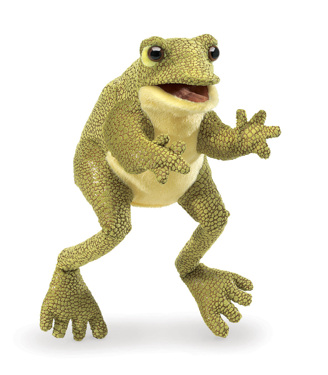 Funny Frog Hand Puppet - Folkmanis