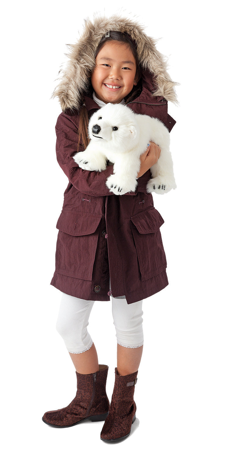 Polar Bear Cub Hand Puppet - Folkmanis