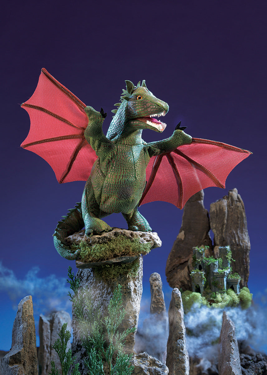 Winged Dragon Hand Puppet - Folkmanis