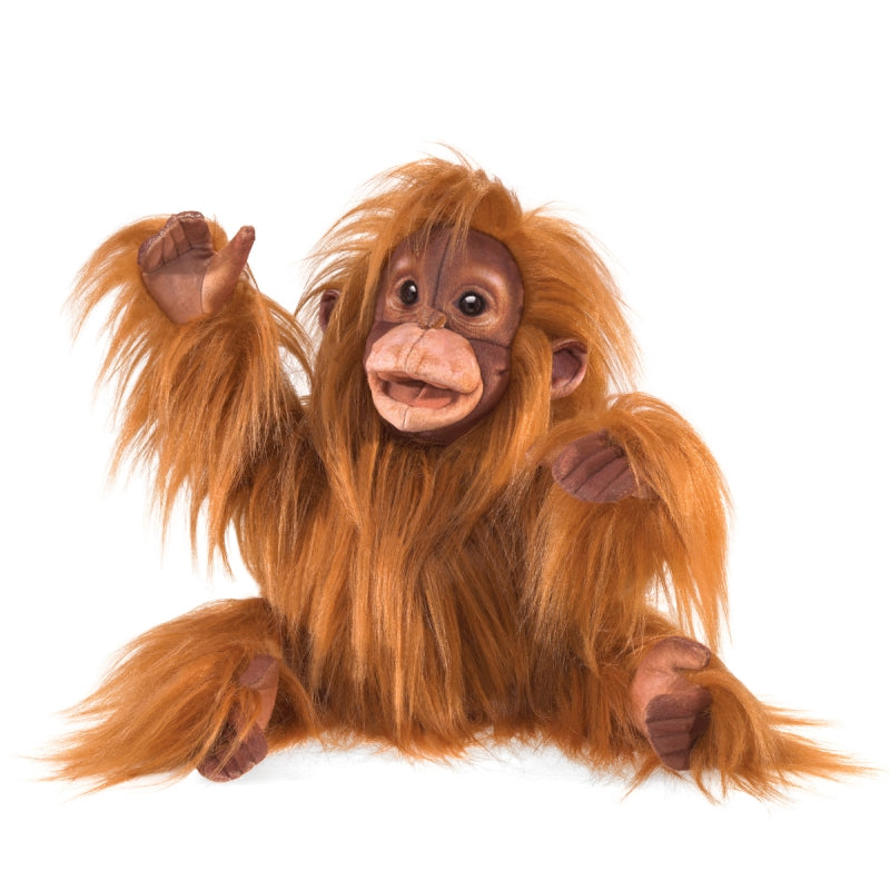 Baby Orangutan Hand Puppet - Folkmanis