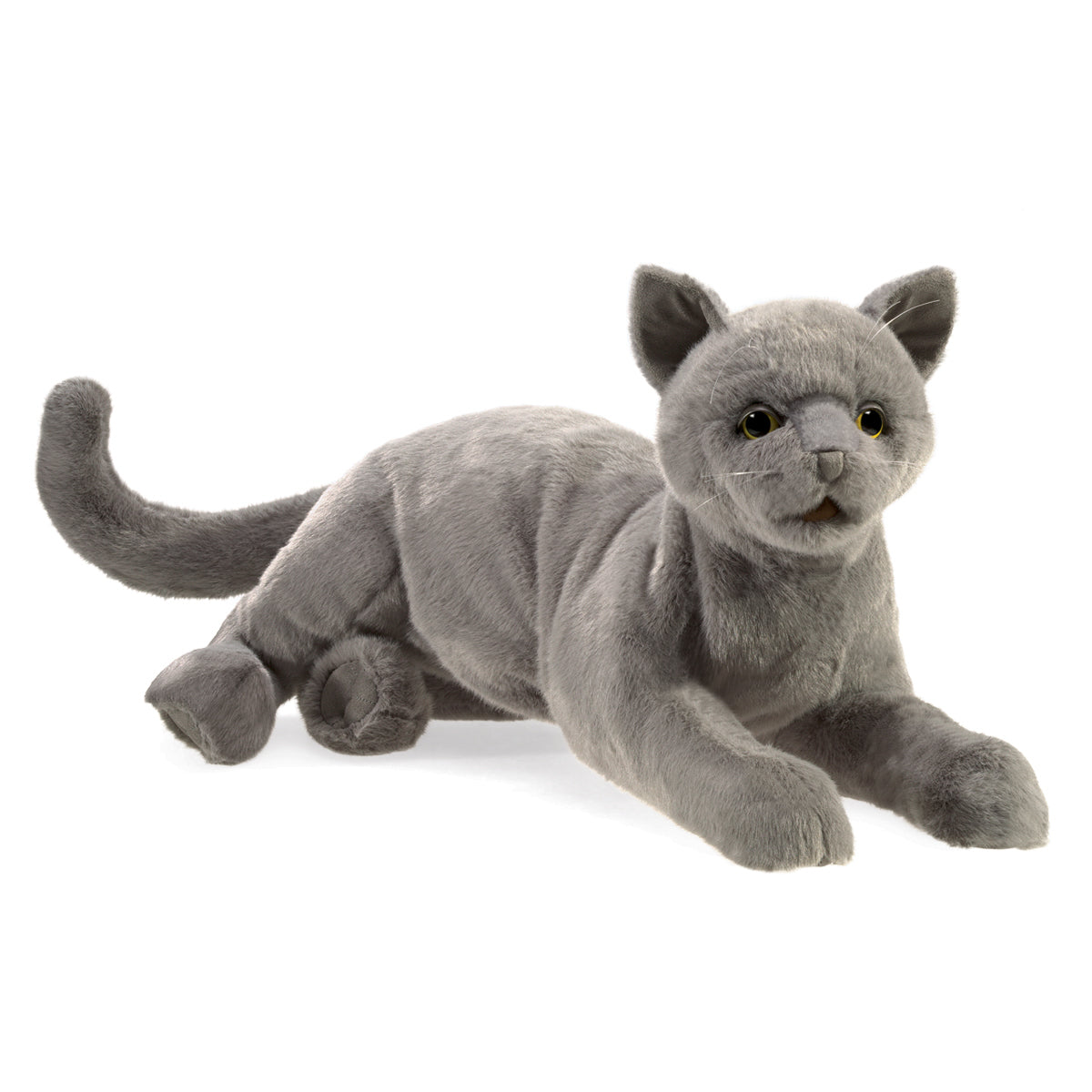 Purring Cat Hand Puppet - Folkmanis