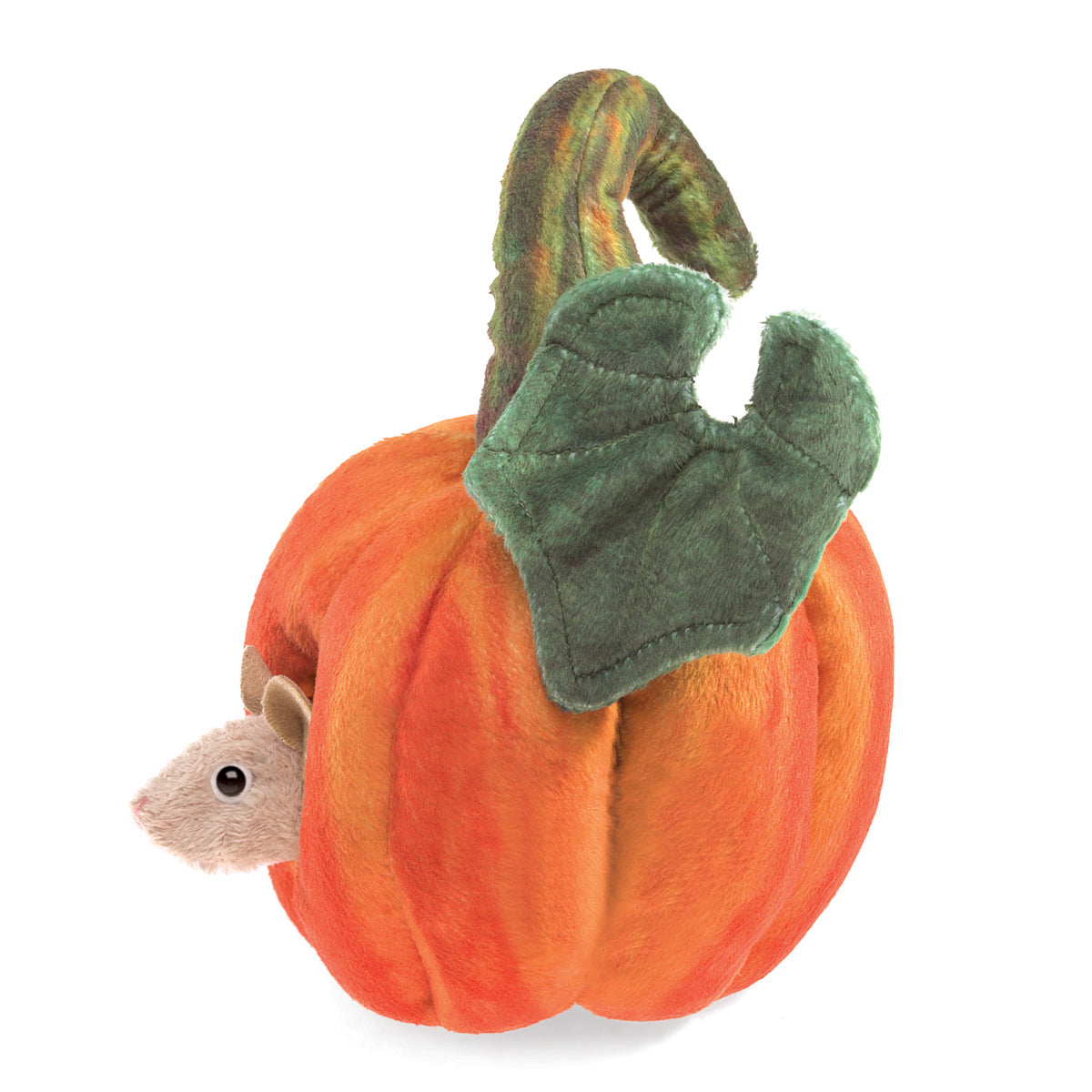 Mouse in Pumpkin Puppet - Folkmanis