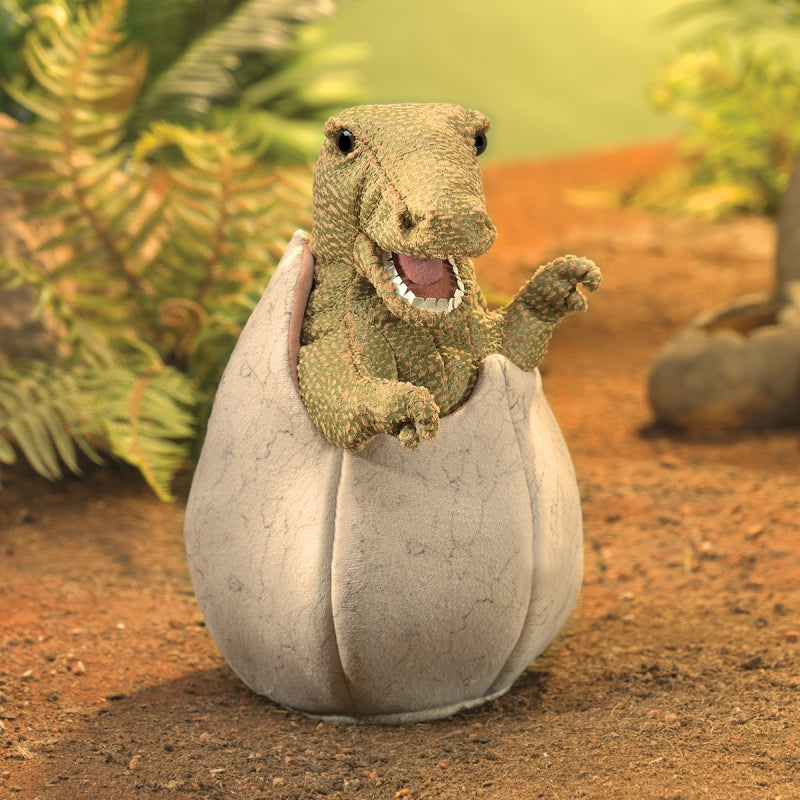 Hatching Dinosaur Egg Hand Puppet - Folkmanis