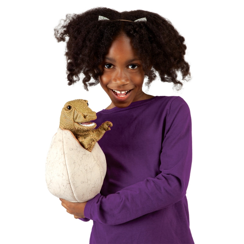 Hatching Dinosaur Egg Hand Puppet - Folkmanis