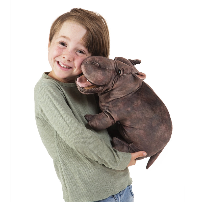 Baby Hippo Hand Puppet - Folkmanis