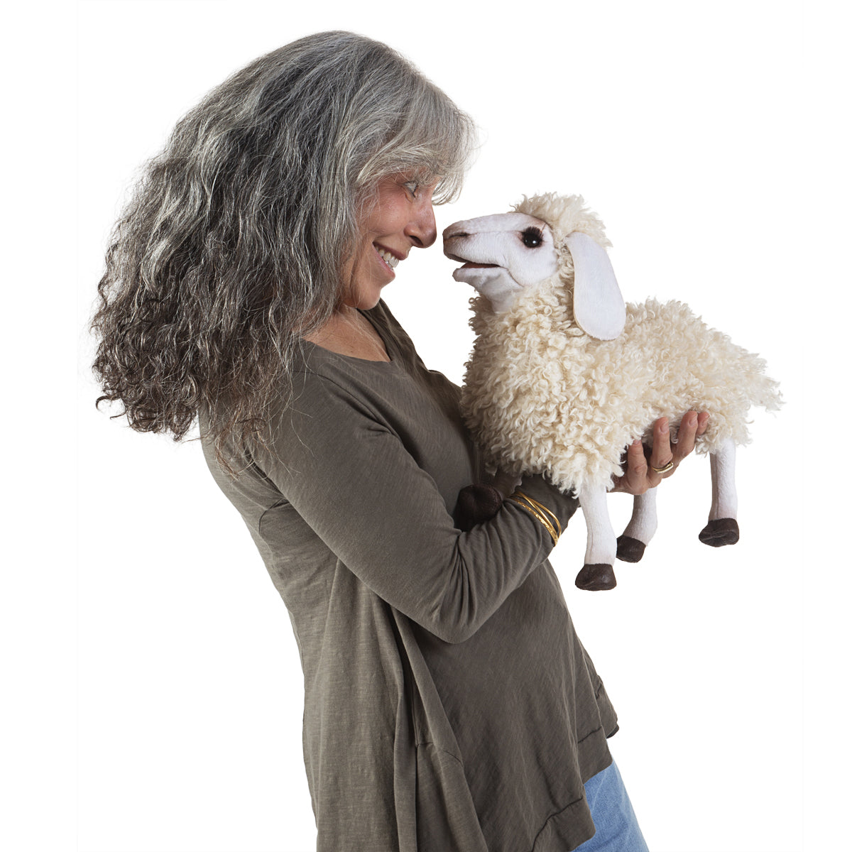 Woolly Sheep Hand Puppet - Folkmanis