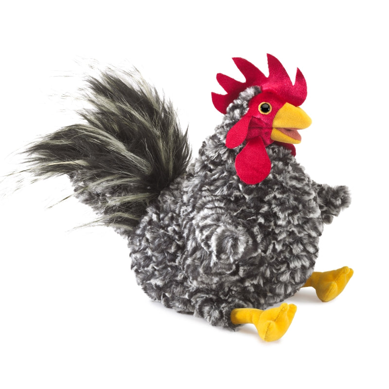Barred Rock Rooster Hand Puppet - Folkmanis