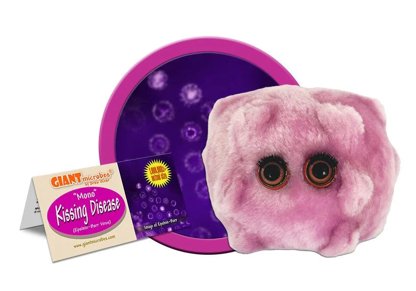Kissing Disease Plush Giant Microbe