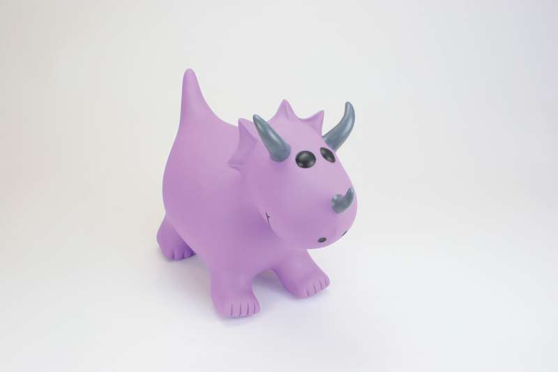Purple Triceratops Small  - Happy Hopperz