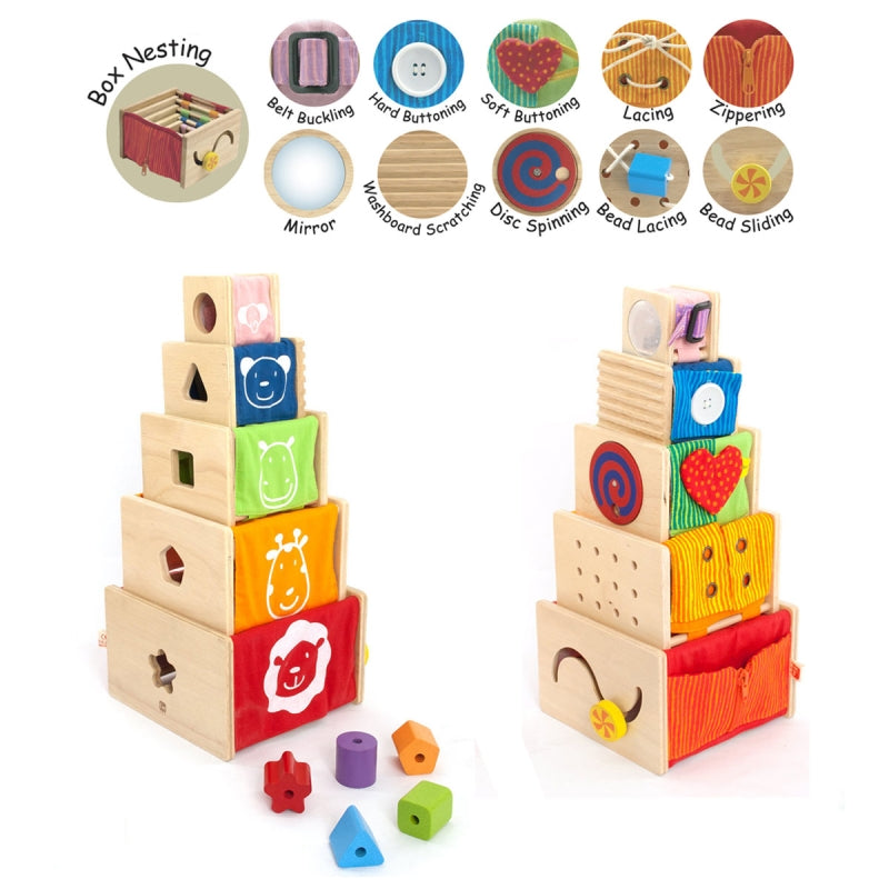 Wooden Activity Stacker Set - Im Toy