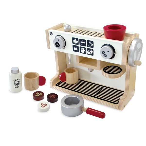 Wooden  Barista Coffee Maker -Im Toy