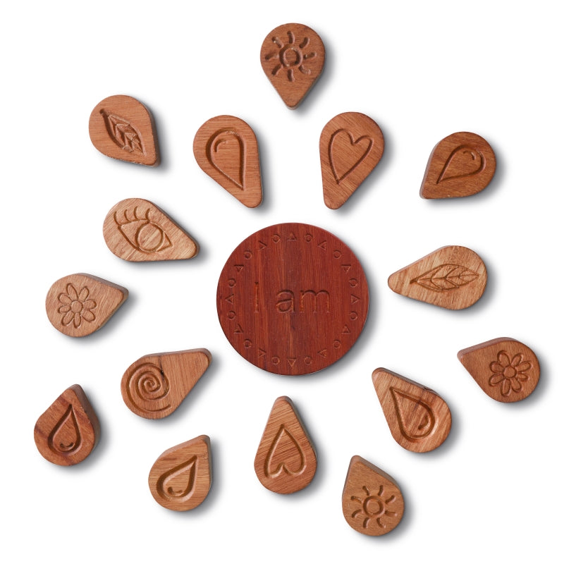 I Am Wooden Mandala Puzzle 16pc - In-Wood