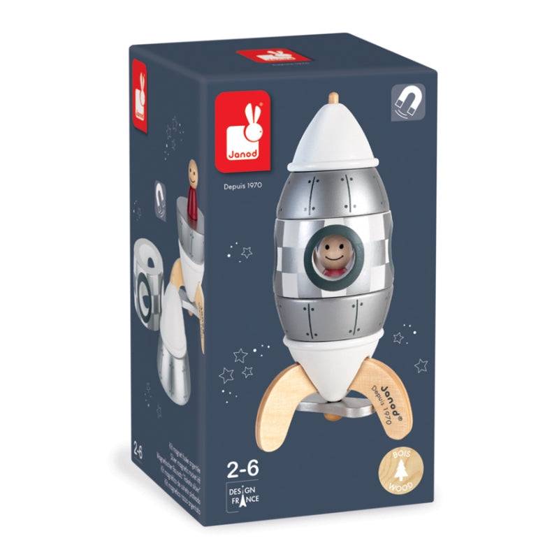 Silver Magnetic Rocket - Janod