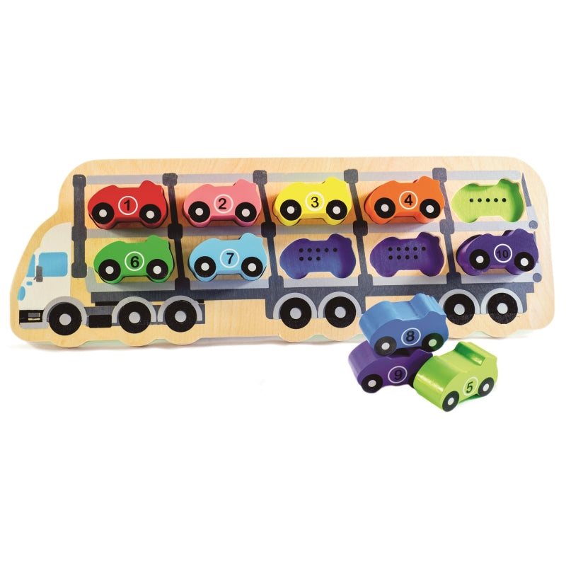 1-10 Car Puzzle