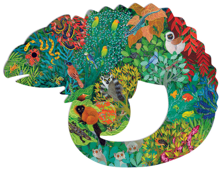 Chameleon Puzzle Art 150pc - Djeco