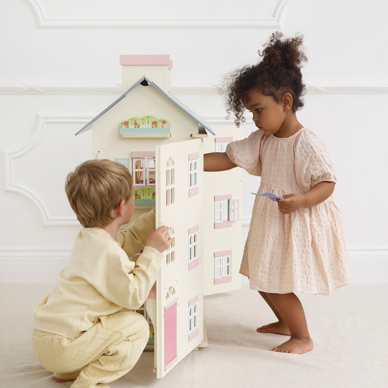 Daisy Lane Cherry Tree Hall Doll House - Le Toy Van