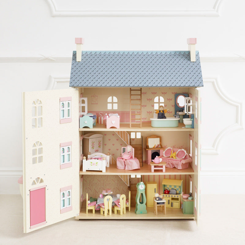 Daisy Lane Cherry Tree Hall Doll House - Le Toy Van