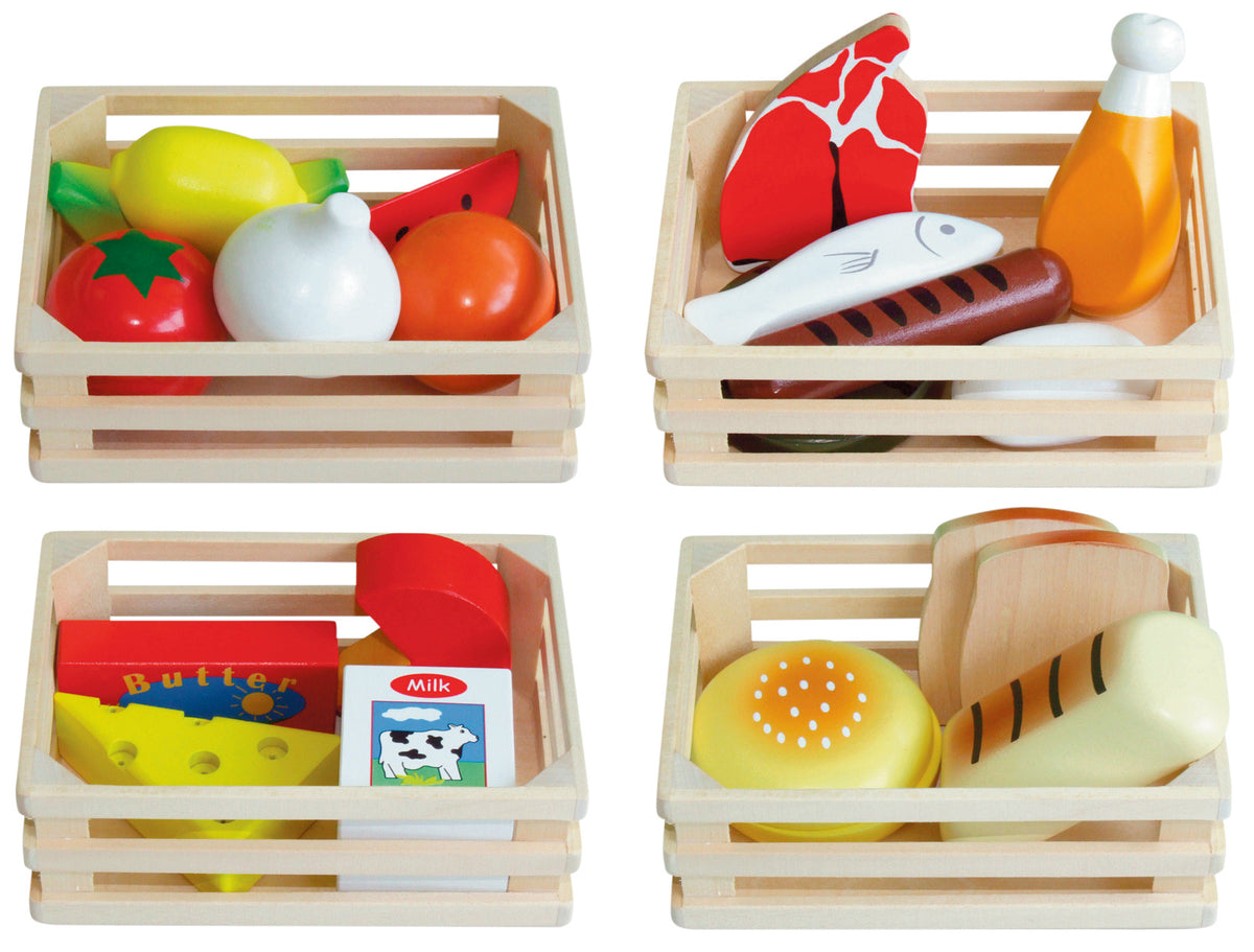 4-in-1 Wooden Food Box - Fun Factory