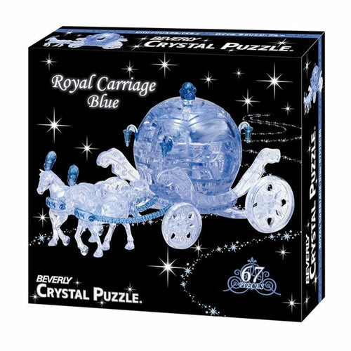 3D Royal Carriage Blue - Crystal Puzzle