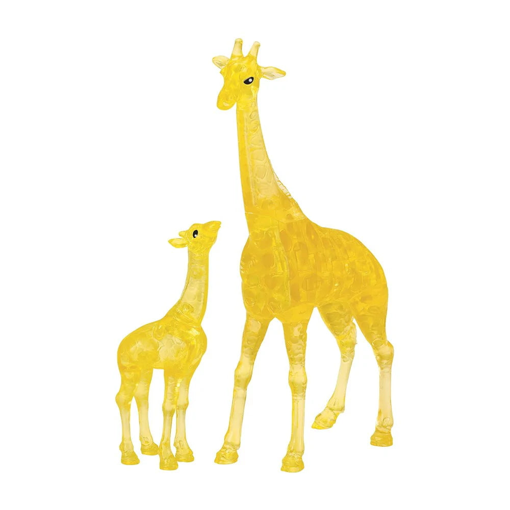 3D 2 x Giraffes - Crystal Puzzle