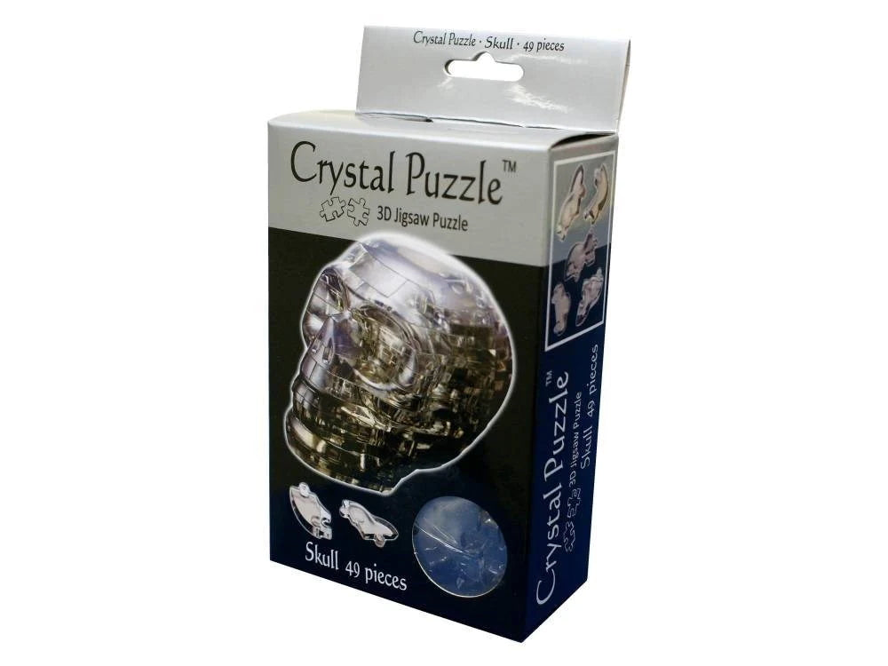 3D Black Skull - Crystal Puzzle
