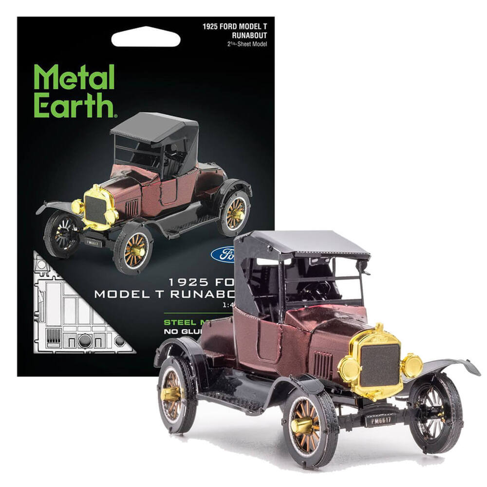 1925 Ford Model T Runabout- Metal Earth