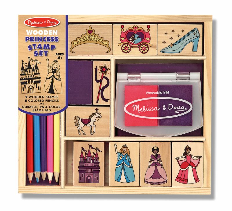Wooden Princess Stamp Set - Melissa and Doug