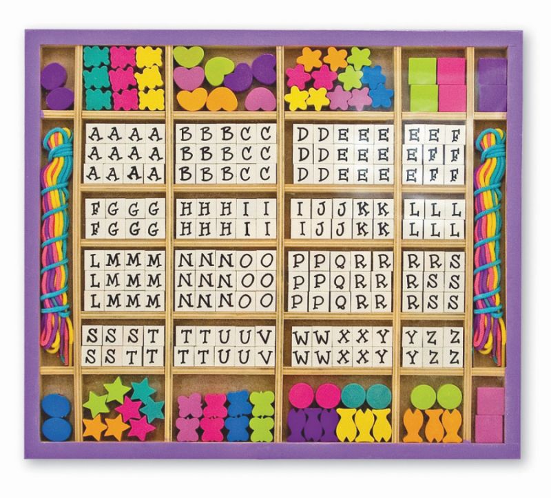 Wooden Alphabet Stringing Beads - Melissa and Doug