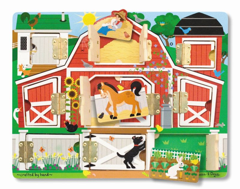 Magnetic Farm Hide and Seek - Melissa and Doug