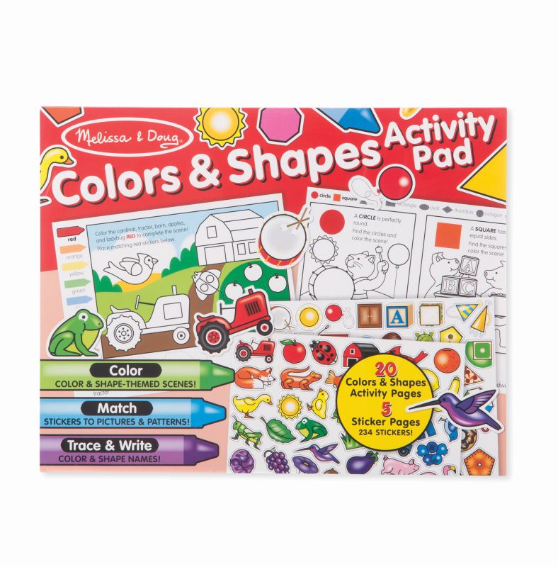 Colours and Shapes Activity Pad - Melissa and Doug