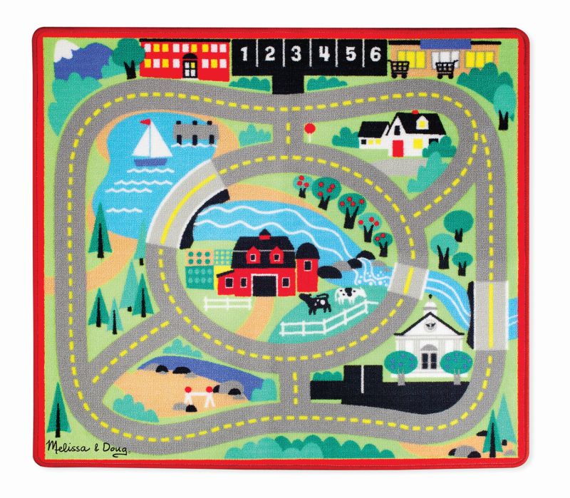 Around the Town Play Mat and Vehicles - Melissa and Doug