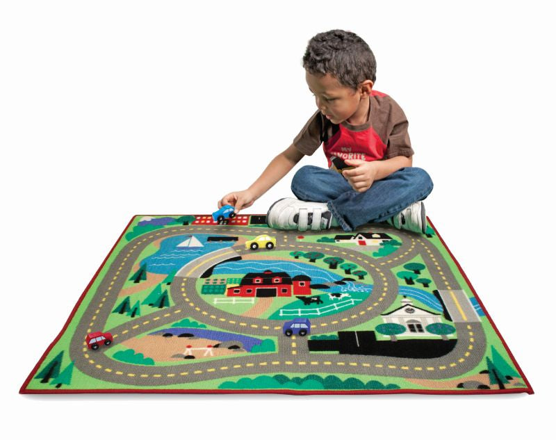 Around the Town Play Mat and Vehicles - Melissa and Doug