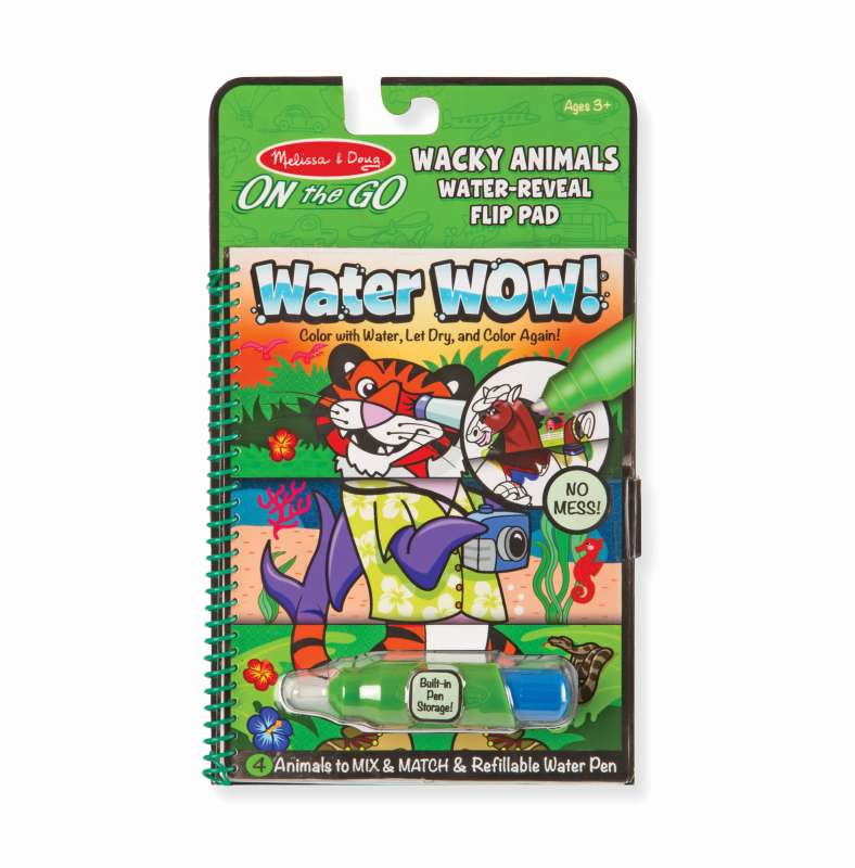 Wacky Animals Flip Pad Water WOW On The Go - Melissa and Doug
