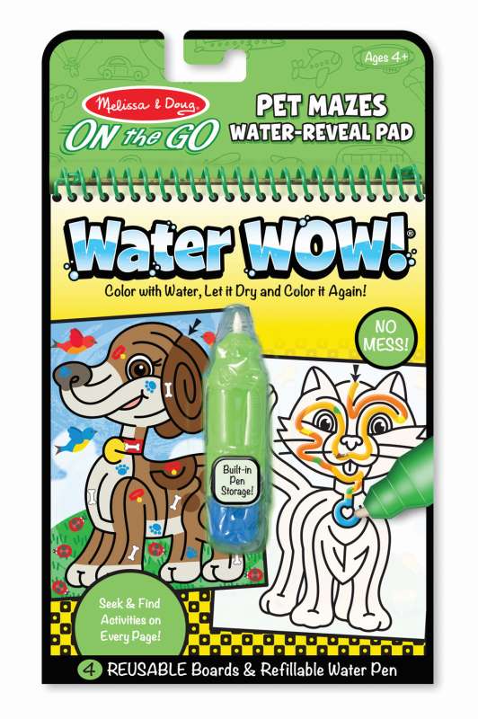 Pet Mazes Water WOW On The Go - Melissa and Doug