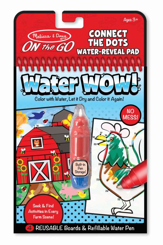 Farm Connect the Dots Water WOW On The Go - Melissa and Doug